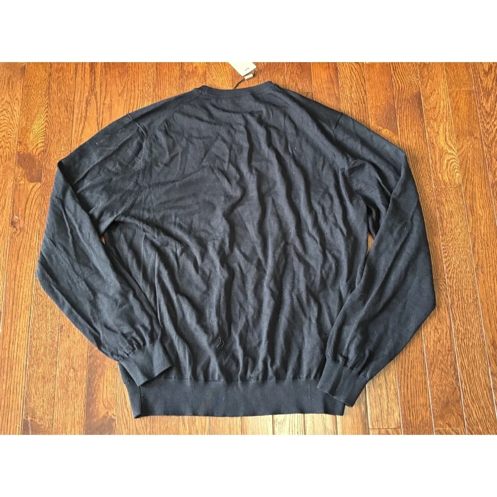 Suitsupply Mens Crew Merino Navy Blue Wool Sweater XXL SW75607 NWT